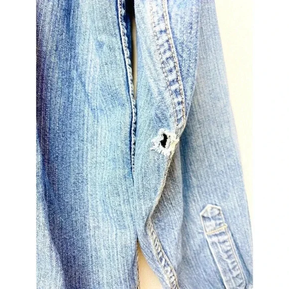 Gap pumpkin patch Denim jacket womens Sz Medium Fall - Picture 4 of 4